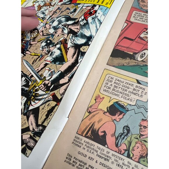 Vintage Gold Key Boris Karloff Tales Of Mystery #50 1973 Comic Book Issue - Picture 6 of 6